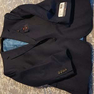 Classic Fit Navy Cotton Oxford Sportcoat